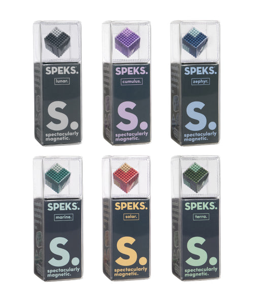 シックスムーンデザインズ＋カーボンポール+トークスペグ 3点セット+おまけ付き Speks - 512 Element Assorted Case Pack – MOX STUDIO