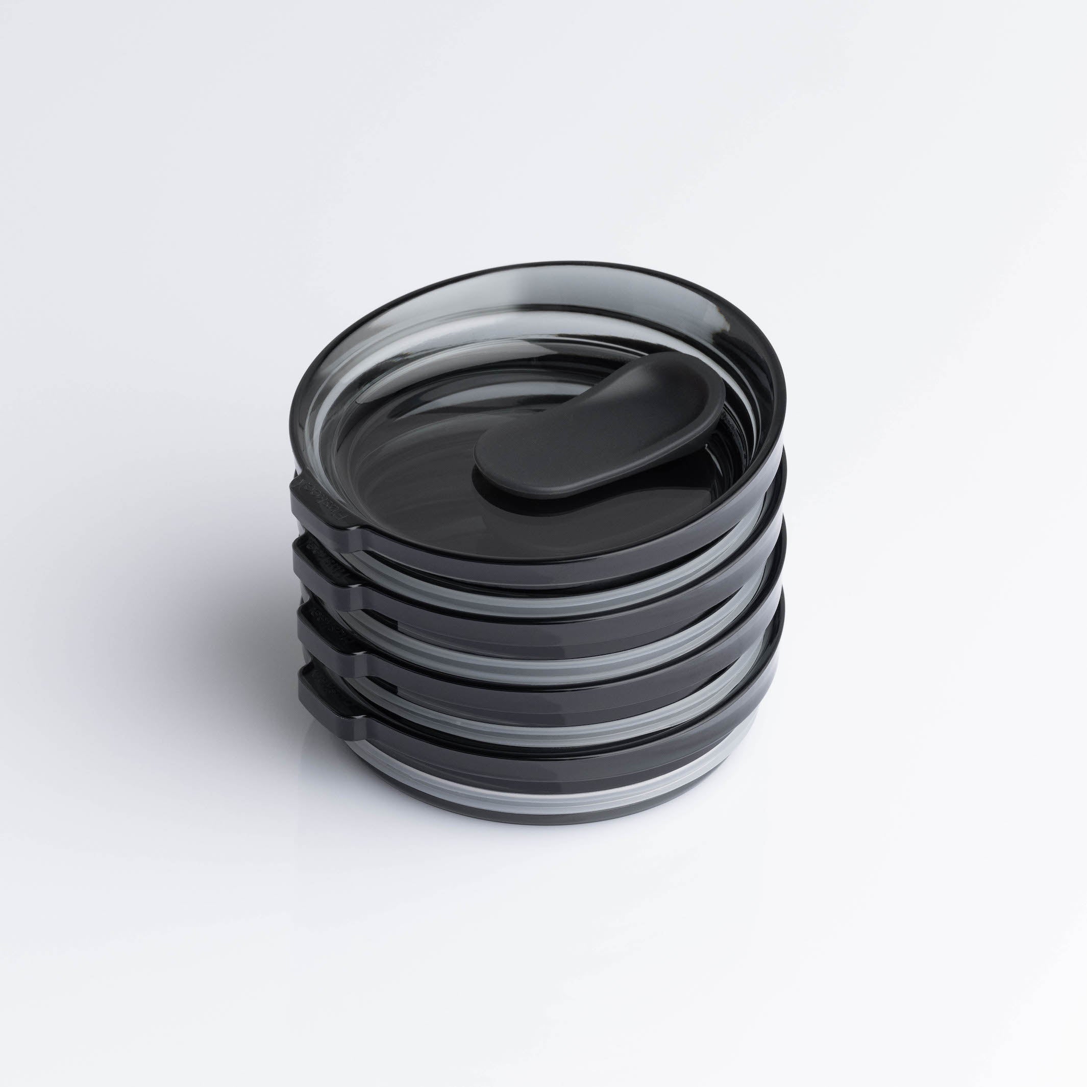 HuskeeRenew - Universal Stopper Lid - 4 Pack - Smoke