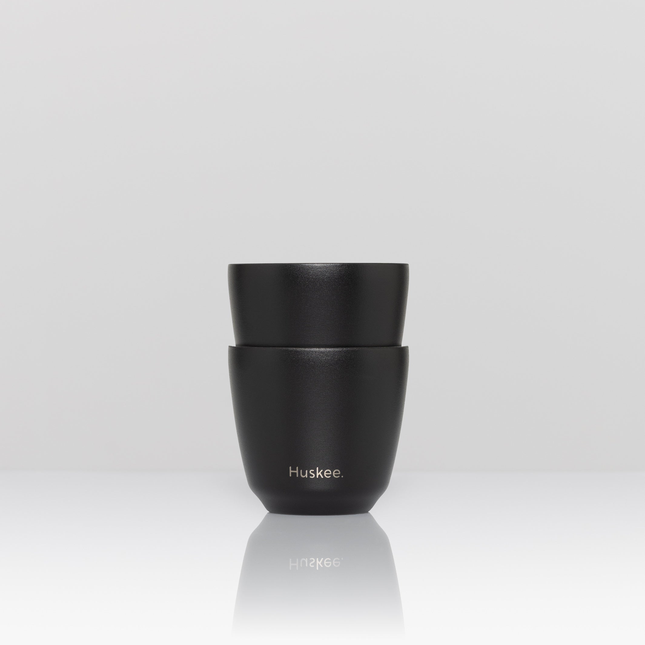 Huskeesteel Espresso Set (2) - 3oz/9cl - Black