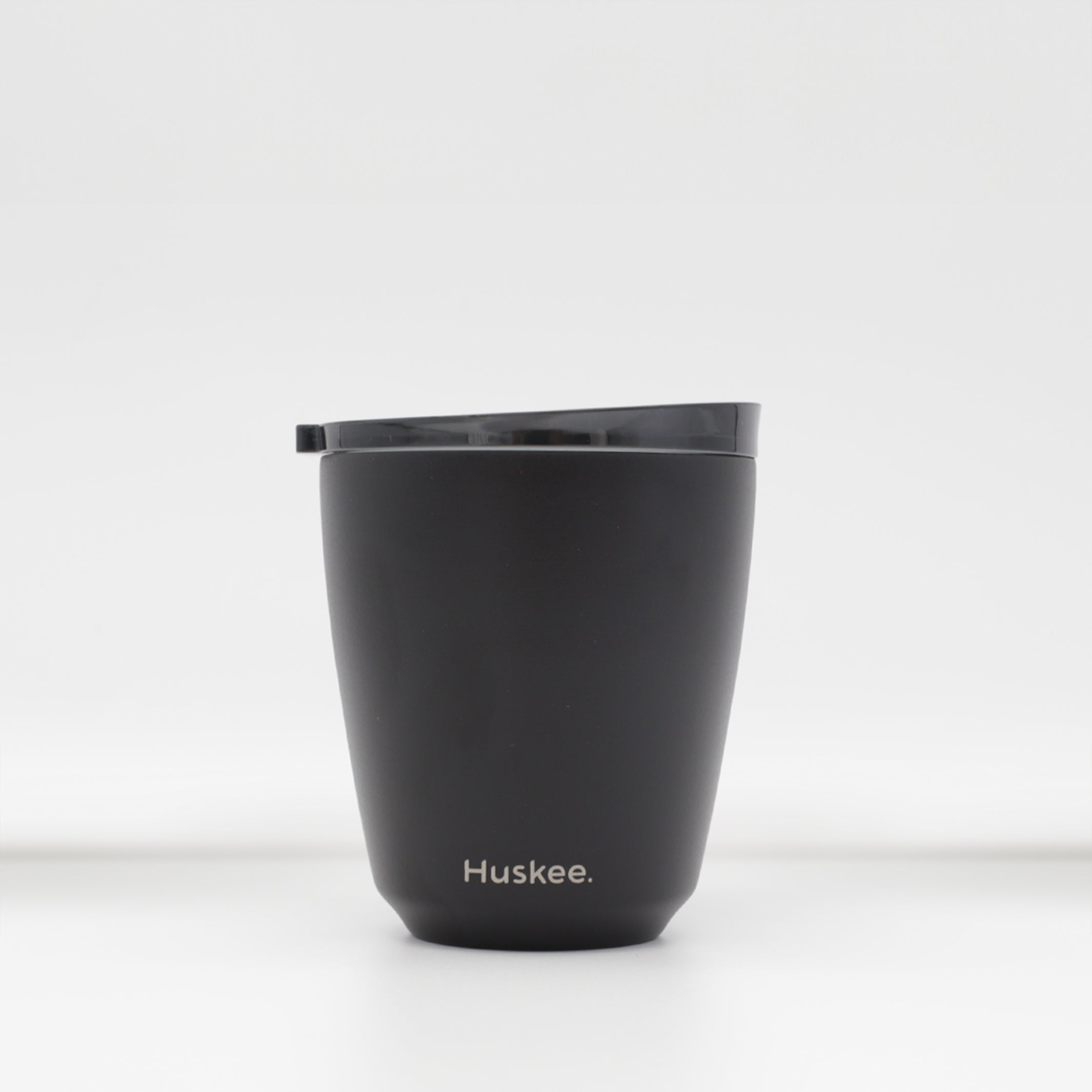 HuskeeSteel & Stopper Lid - 8oz/24cl - Black