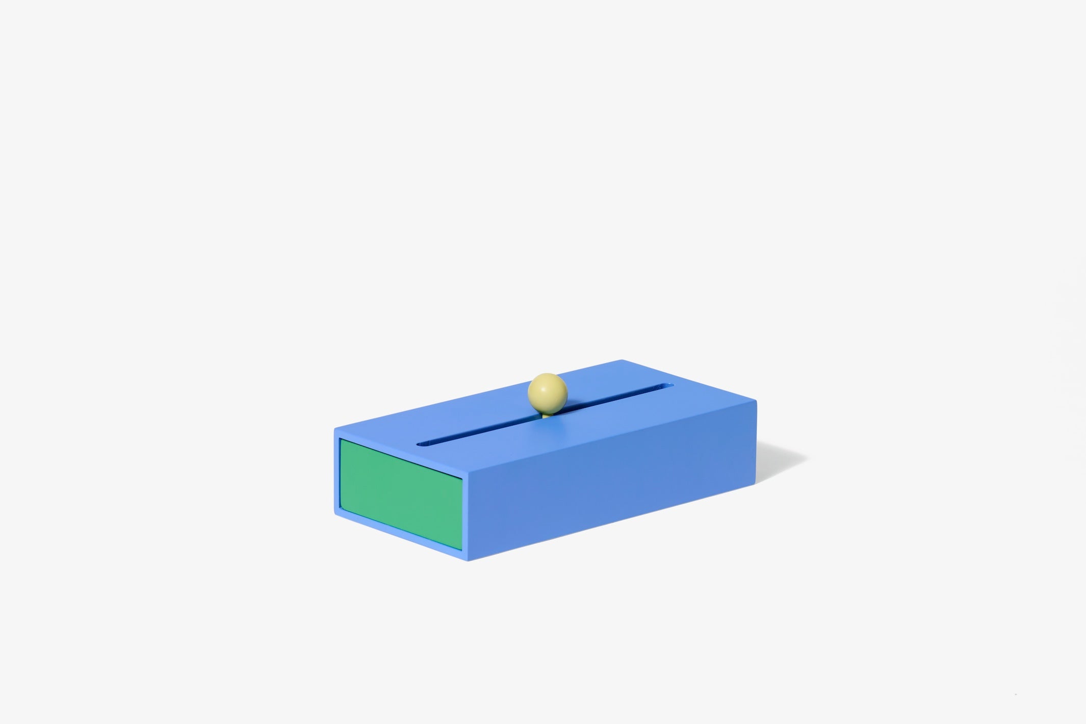 Cache Slide Box - Large - Yellow/Blue/Green