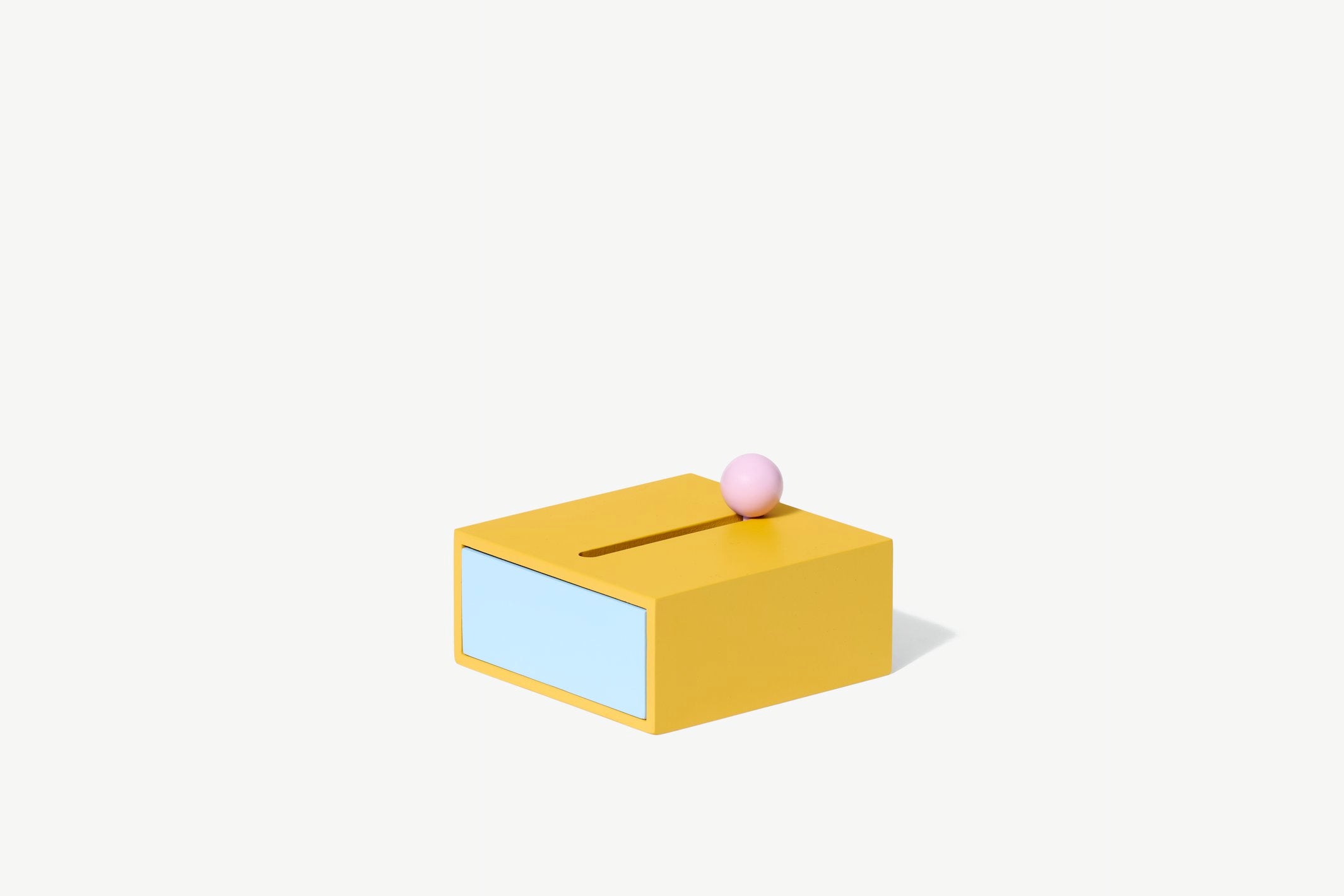 Cache Slide Box - Small - Yellow/Blue