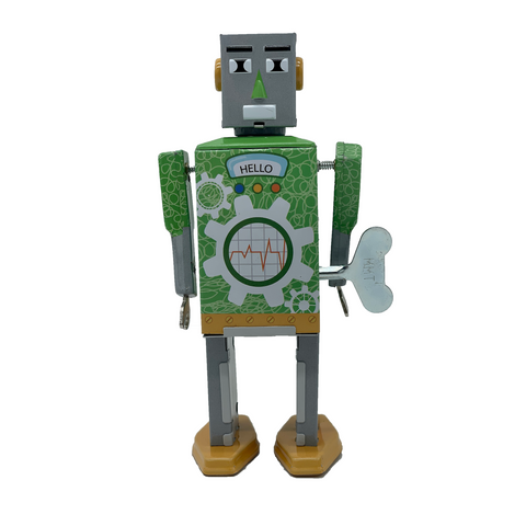 Wind Up Tin Robot - TapeBot