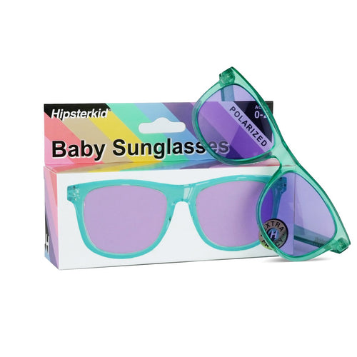 Hipsterkid Extra Fancy Kids Sunglasses - Aqua (3-6 years)