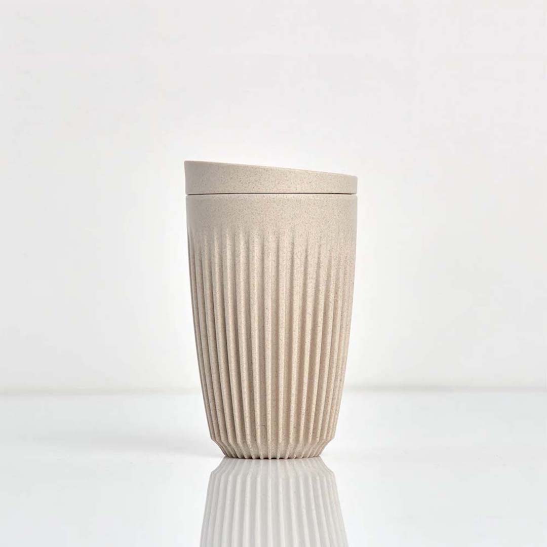 HuskeeCup & Lid - 12oz/36cl - Natural