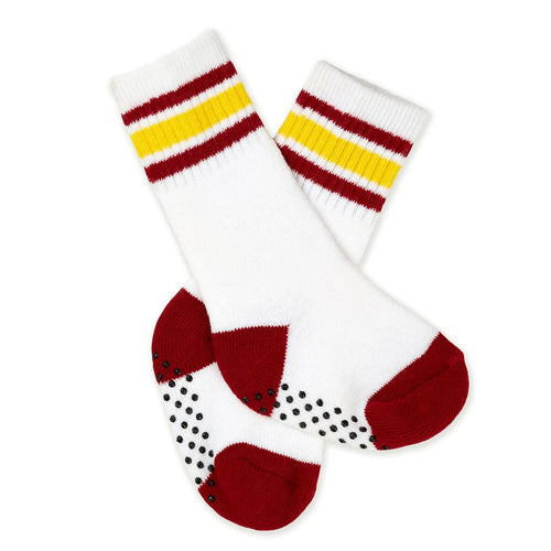 Knee-High Baby Socks - Athletic Red
