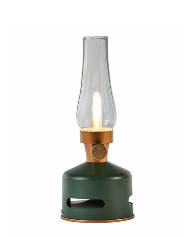 LED Lantern with Bluetooth Speaker - Beach House - Beige