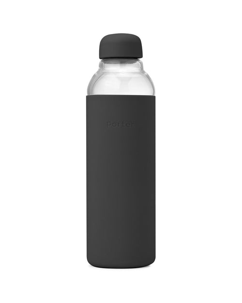Porter - Water Bottle Glass - Charcoal