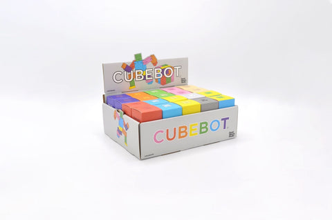 Cubebot - Small - Julien Natural - POP Display 12 pieces