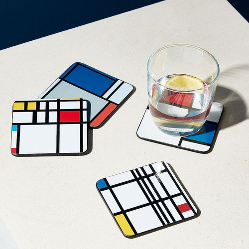 Mondrian Coasters - Set of 4