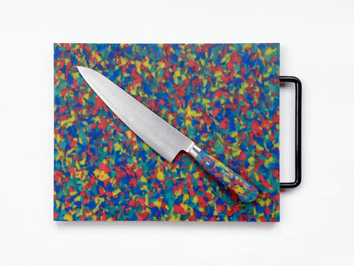 F&M - Cutting Board with Handle - Large - Rainbow