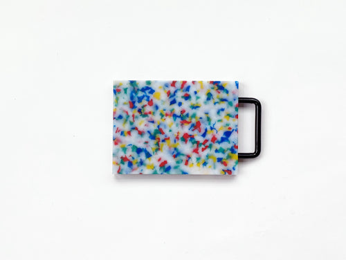 F&M - Cutting Board with Handle - Small - Multi Confetti