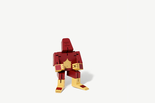 Cubebot - Small - Cryptoid - Sasquatch - Red