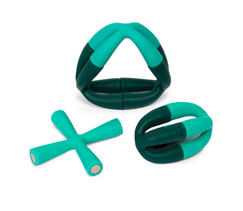 Fleks - Flexible Silicone Fidget Magnets - Evergreen