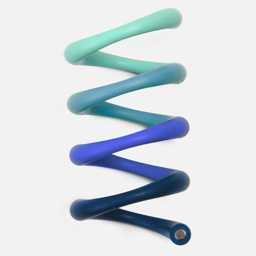Helix - Magnetic Fidget Coil - Wave Blue