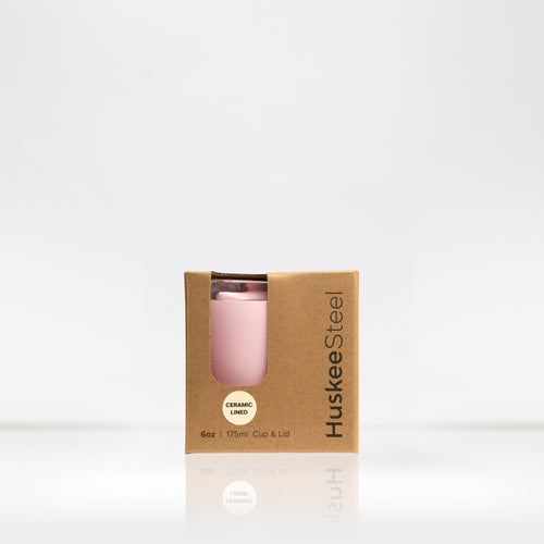 HuskeeSteel & Stopper Lid - 6oz/18cl - Blush