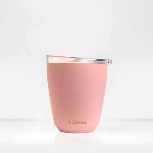 HuskeeSteel & Stopper Lid - 8oz/24cl - Blush