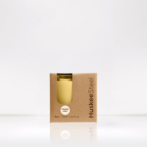 HuskeeSteel & Stopper Lid - 6oz/18cl - Lemon Zest