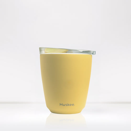 HuskeeSteel & Stopper Lid - 8oz/24cl - Lemon Zest