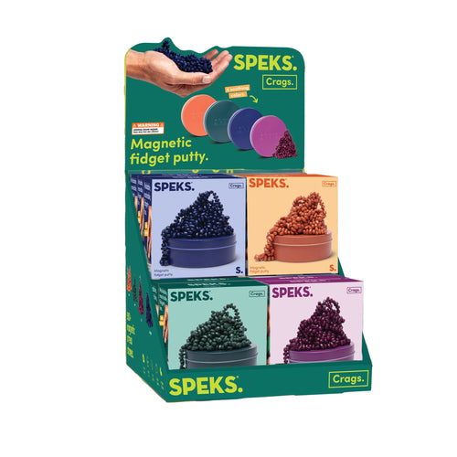 Crags - Magnetic Fidget Putty - Assorted Case Pack + Display
