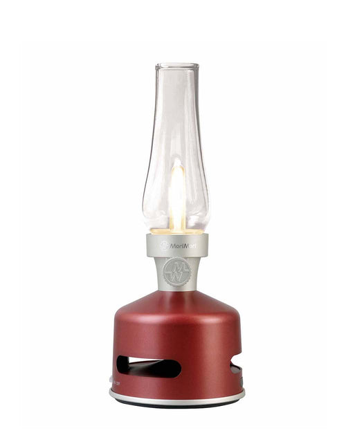LED Lantern with Bluetooth Speaker - Lumi - Red