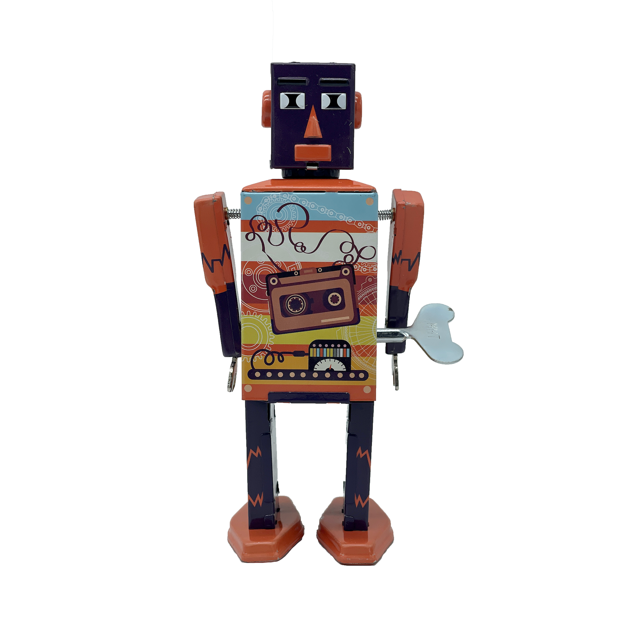 Wind Up Tin Robot - TapeBot