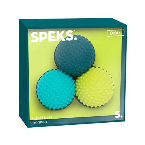 Odds - Soft Silicone Fidget Magnets - Green Dots