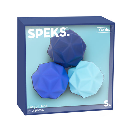 Odds - Soft Silicone Fidget Magnets - Blue Peaks