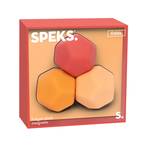 Odds - Soft Silicone Fidget Magnets - Orange Planes