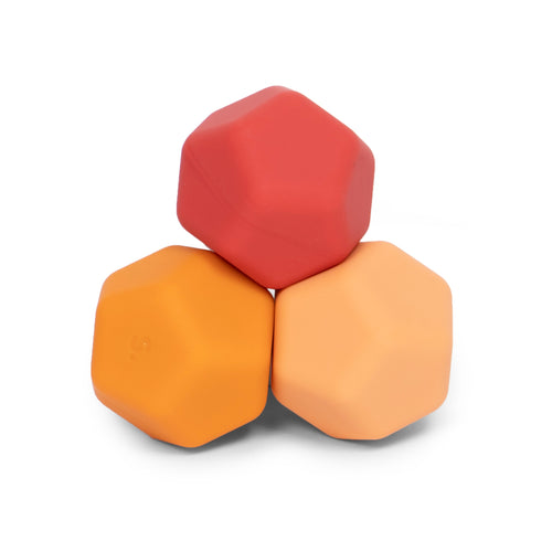 Odds - Soft Silicone Fidget Magnets - Orange Planes