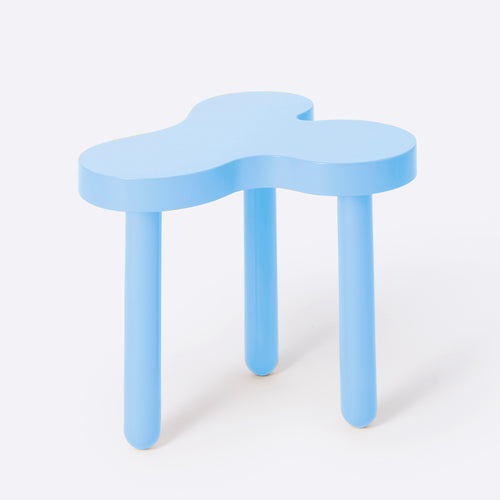 Splat Side Table - Tall - Light Blue
