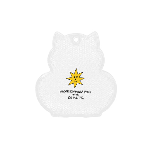 Cheeky Cat Reflector - Grey