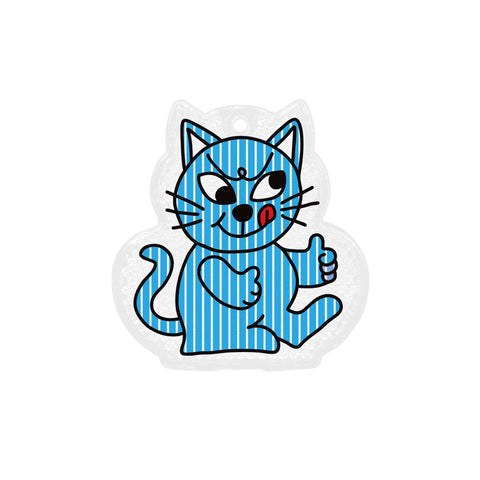 The Enjoy C&D Club Cushion - Cat - Blue