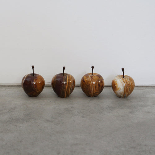 Marble Apple - Small - Brown
