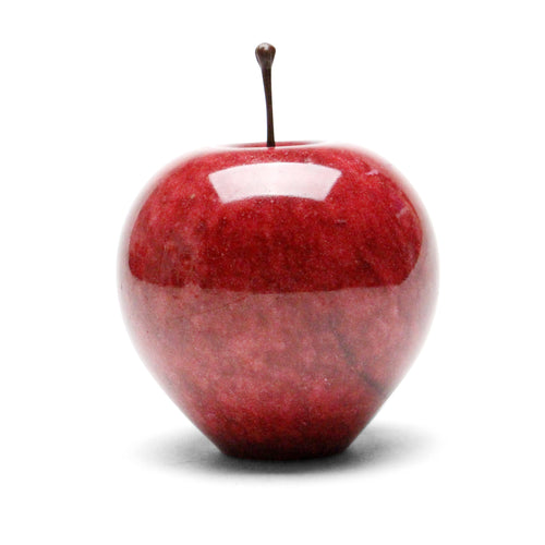 Marble Apple - Large - Red