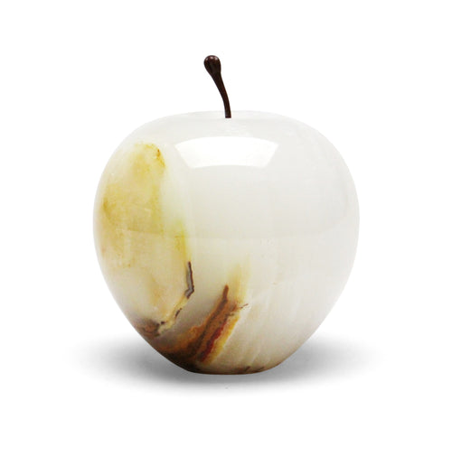 Marble Apple - Large - White