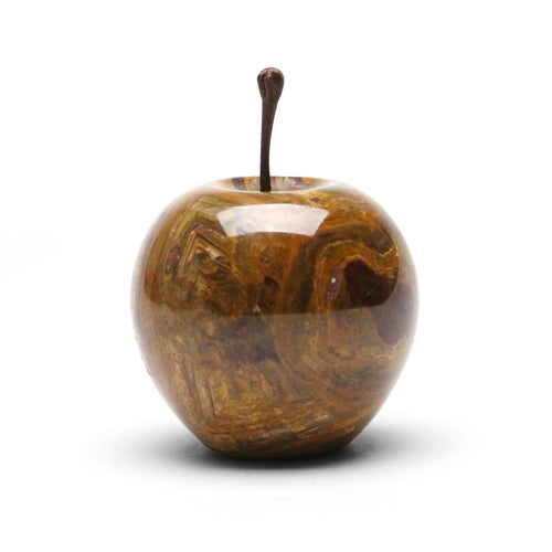 Marble Apple - Small - Brown