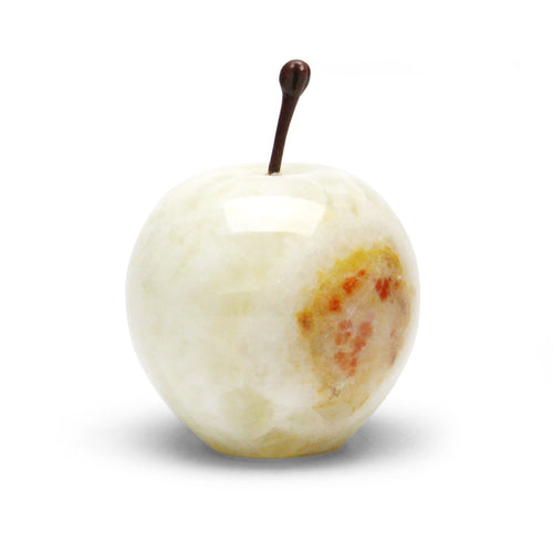 Marble Apple - Small - White
