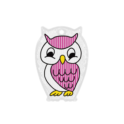 Owl Reflector - Pink