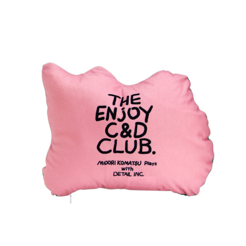 The Enjoy C&D Club Cushion - Cat - Green