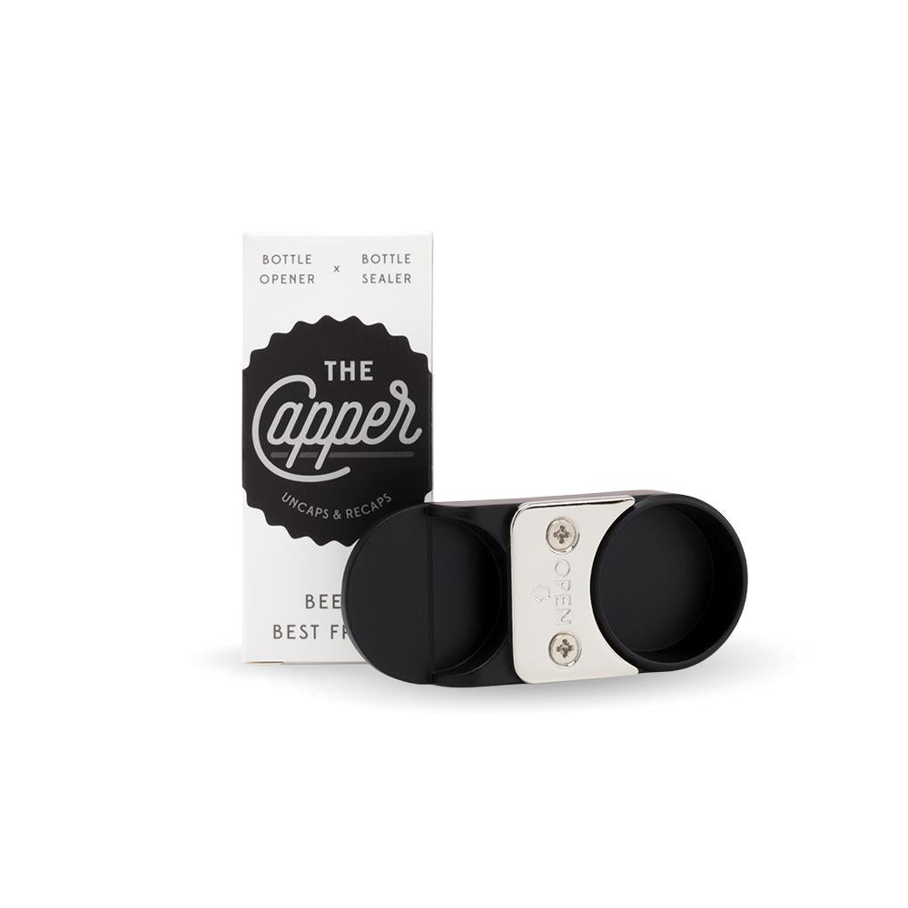 The Capper - Bottle Opener & Resealer - Black