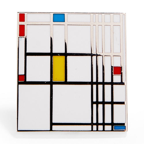 Piet Mondrian Enamel Pin