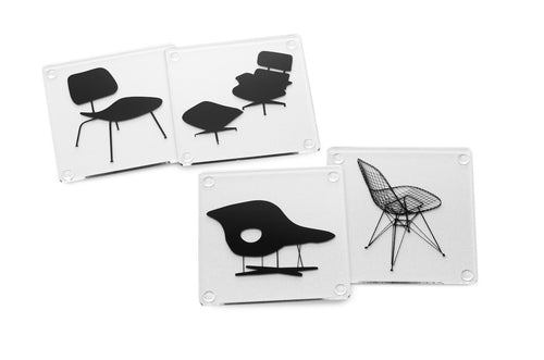 Eames Chair Coasters - Set of 4