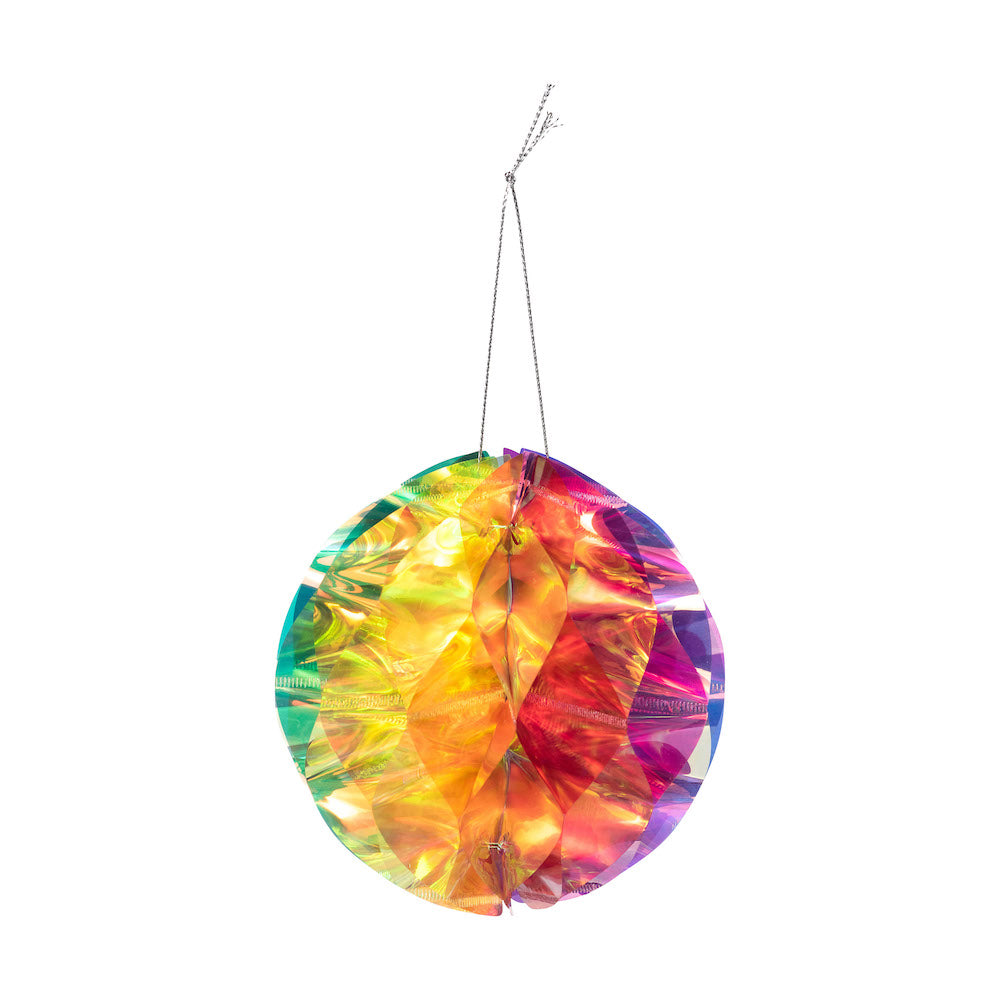 Honeycomb Ornament - Rainbow - Set of 6