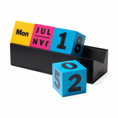 Cubes Perpetual Calendar - CMYK