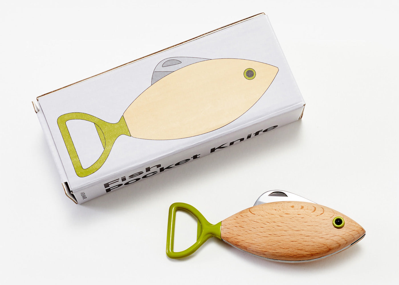 Fish Pocket Knife - Seaweed - Green