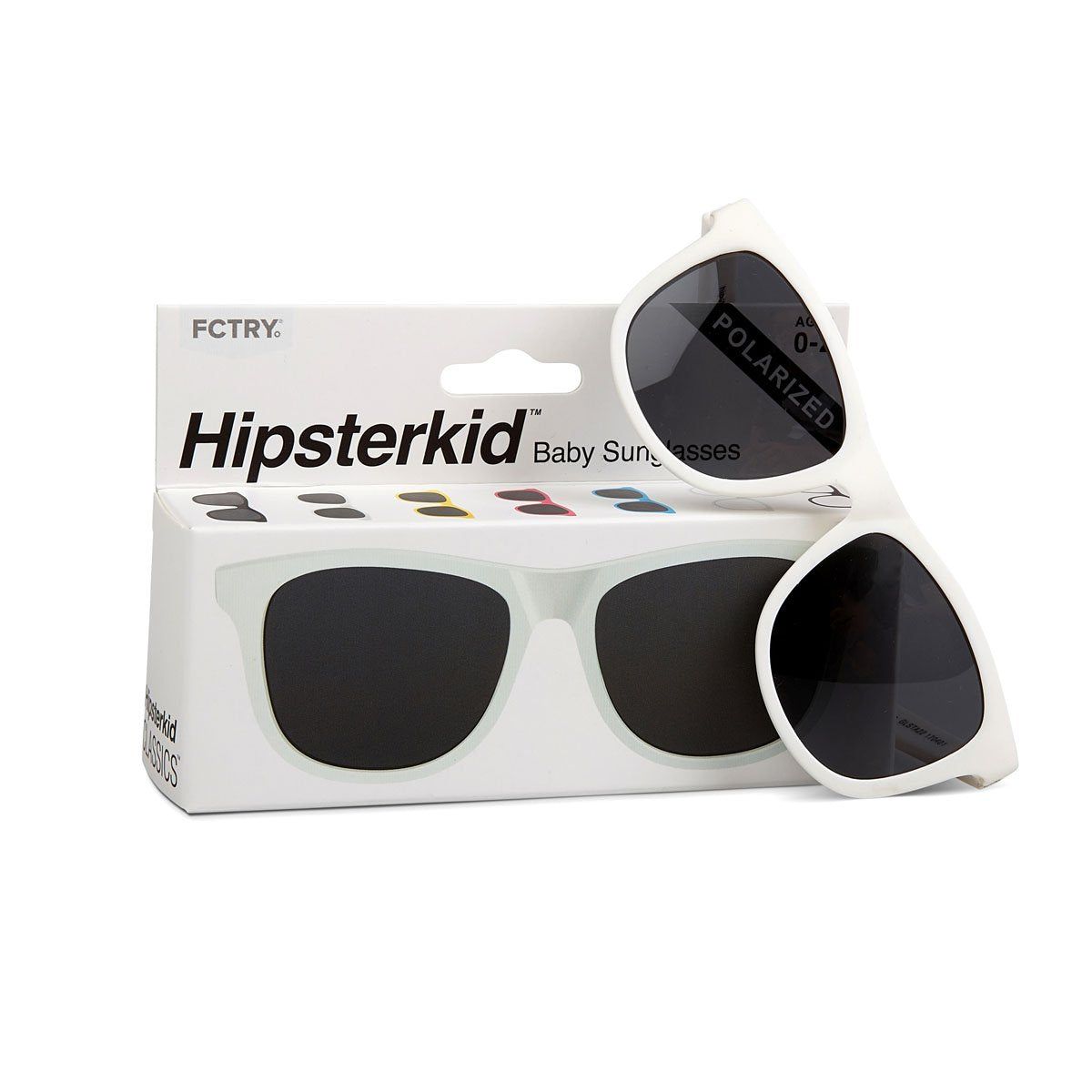 Hipsterkid Classics Kids Sunglasses - White (3-6 years) – MOX STUDIO | Sonnenbrillen