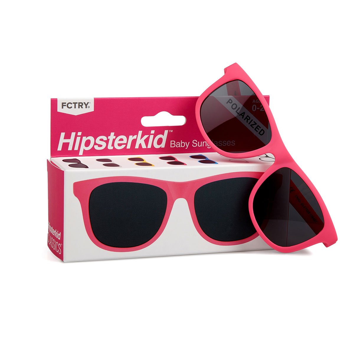 Hipsterkid Classics Kids Sunglasses - Pink (3-6 years)