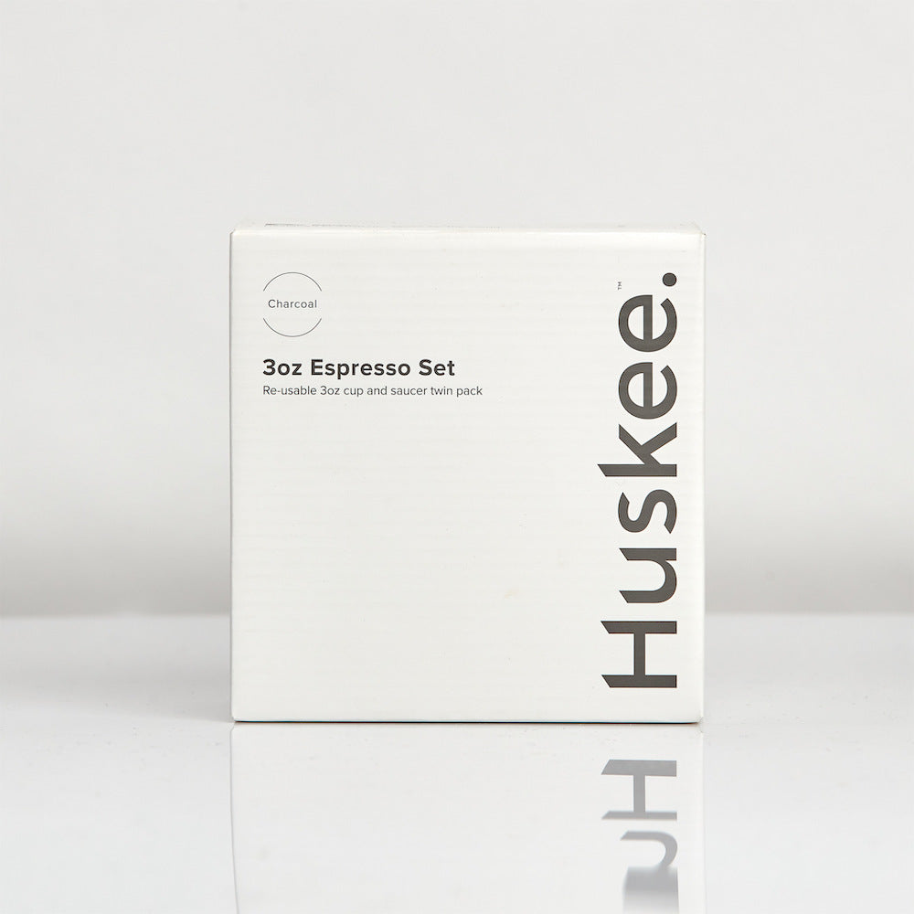 HuskeeCup Espresso Set (2) - 3oz/9cl - Charcoal