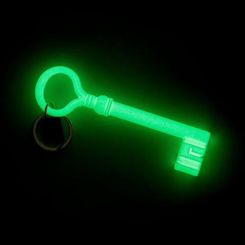 Key - Keychain - White Glow in the Dark
